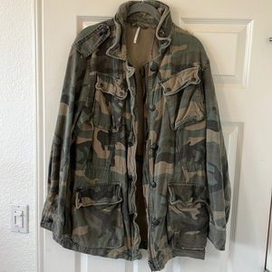 FREE PEOPLE MILITARY JACKET